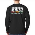 In Memory Of My Dad Vietnam Veteran Family Matching Long Sleeve T-Shirt Back Print