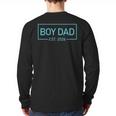 Men Boy Dad Est 2026 Newborn Daddy Father Baby Boy Son Long Sleeve T-Shirt Back Print
