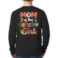 Mom And Dad Birthday Girl Matching Family Party Decorations Long Sleeve T-Shirt Back Print