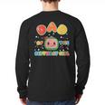 Mom And Dad Of The Birthday Girl Melon Family Matching Long Sleeve T-Shirt Back Print
