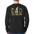 Mom And Dad Construction Birthday Boys Toddler Kids Family Long Sleeve T-Shirt Back Print