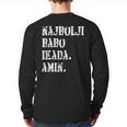 Najbolji Babo Ikad Bosnian Dad Long Sleeve T-Shirt Back Print