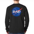 NASA Inspired DAD Meatball Long Sleeve T-Shirt Back Print NASA Inspired DAD Meatball Long Sleeve T-Shirt Back Print