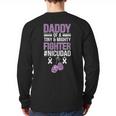 NICU Dad Micro Preemie Baby Dad Of NICU Warrior Appreciation Long Sleeve T-Shirt Back Print
