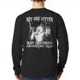 Not Now Kitten Daddy Increasing Shareholder Value Alpha Wolf Long Sleeve T-Shirt Back Print