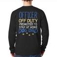 Officer Off Duty Dog Dad Cop Police Retirement Long Sleeve T-Shirt Back Print Officer Off Duty Dog Dad Cop Police Retirement Long Sleeve T-Shirt Back Print