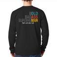 Old Man Saying Bold Badass Superhuman Gag Birthday Dad Long Sleeve T-Shirt Back Print Old Man Saying Bold Badass Superhuman Gag Birthday Dad Long Sleeve T-Shirt Back Print