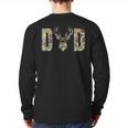 Old School Camo Dad Hunting Camouflage Deer Father's Day Long Sleeve T-Shirt Back Print Old School Camo Dad Hunting Camouflage Deer Father's Day Long Sleeve T-Shirt Back Print