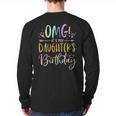 OMG It's My Daughter's Birthday Happy Bday Tie Dye Mom Dad Small Long Sleeve T-Shirt Back Print OMG It's My Daughter's Birthday Happy Bday Tie Dye Mom Dad Small Long Sleeve T-Shirt Back Print