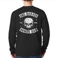 One Badass Bonus Step Dad Birthday Stepdad Long Sleeve T-Shirt Back Print