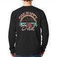 One Happy Dad First Birthday Camping Matching Family Party Long Sleeve T-Shirt Back Print