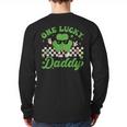 One Lucky Daddy St Patricks Day Dad Father Long Sleeve T-Shirt Back Print