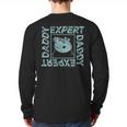 Peppa Pig Father's Day Expert Daddy Vintage Faded Box Logo Long Sleeve T-Shirt Back Print Peppa Pig Father's Day Expert Daddy Vintage Faded Box Logo Long Sleeve T-Shirt Back Print