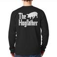 Pig The Hogfather Hog Dad Fathers Day Parody Papa Men Long Sleeve T-Shirt Back Print