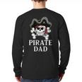 Pirate Father Pirate Dad Halloween Long Sleeve T-Shirt Back Print