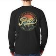Pops Like a Grandpa Only Cooler Vintage Retro Pops Dad Long Sleeve T-Shirt Back Print Pops Like a Grandpa Only Cooler Vintage Retro Pops Dad Long Sleeve T-Shirt Back Print