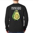 Pregnancy Announcement Shirts Men Dad Papacado Long Sleeve T-Shirt Back Print