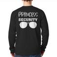 Princess Security Perfects For Dad Orr Boyfriend Small Long Sleeve T-Shirt Back Print