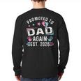 Promoted To Dad Again Est 2026 Vintage Dad Long Sleeve T-Shirt Back Print