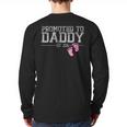 Promoted To Daddy Est 2026 Shirt New Daddy New Dad Long Sleeve T-Shirt Back Print