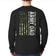 Proud Army Dad United States USA Flag For Father's Day Long Sleeve T-Shirt Back Print Proud Army Dad United States USA Flag For Father's Day Long Sleeve T-Shirt Back Print