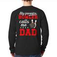 Proud Bowling Dad Of A Bowler Dad Bowling Father Long Sleeve T-Shirt Back Print Proud Bowling Dad Of A Bowler Dad Bowling Father Long Sleeve T-Shirt Back Print