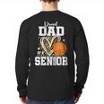 Proud Dad Of A 2026 Senior Basketball Graduation Leopard Long Sleeve T-Shirt Back Print