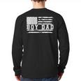 Proud Dad Of Boy Father Of Boys For Dad Xmas Fathers Day Long Sleeve T-Shirt Back Print