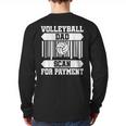 Proud Volleyball Dad Father's Day Long Sleeve T-Shirt Back Print