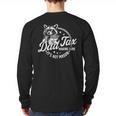 Racoon Dad Tax Making Sure It's Not Poison Men Long Sleeve T-Shirt Back Print