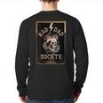 Rad Dad Society Cool Dad Club Dad Life Tee Fathers Day Long Sleeve T-Shirt Back Print