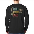 Reel Cool Dad Fishing Shirt Father's Day Fisherman Long Sleeve T-Shirt Back Print Reel Cool Dad Fishing Shirt Father's Day Fisherman Long Sleeve T-Shirt Back Print