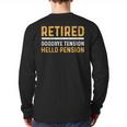 Retirement Best Retired 2026 Tee For Men Women Dad Mom Long Sleeve T-Shirt Back Print