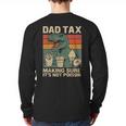 Retro Father's Day Dad Tax Making Sure It's Not PoisonRex Long Sleeve T-Shirt Back Print