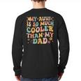 Retro Groovy My Aunt Is So Much Cooler Than My Dad Kid Niece Long Sleeve T-Shirt Back Print