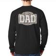 Retro Old Camo Dad Camouflage Hunting Season Father's Day Long Sleeve T-Shirt Back Print Retro Old Camo Dad Camouflage Hunting Season Father's Day Long Sleeve T-Shirt Back Print