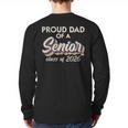 Retro Proud Dad Of a Senior Class Of 2026 Senior Dad 2026 Long Sleeve T-Shirt Back Print