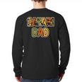 Safari Dad Safari Outfit Safari Costume Cute African Safari Long Sleeve T-Shirt Back Print