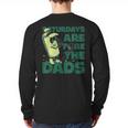 Saturdays Are Fore The Dads Golf Long Sleeve T-Shirt Back Print Saturdays Are Fore The Dads Golf Long Sleeve T-Shirt Back Print
