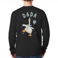 Silly Dada Silly Goose Mom Birthday Family Matching Party Long Sleeve T-Shirt Back Print