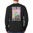 The Simpsons Father's Day Mad Dad Skills Homer Poster Long Sleeve T-Shirt Back Print