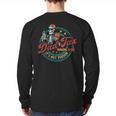 Skeleton Dad Tax Making Sure It's Not Poison Father's Day Long Sleeve T-Shirt Back Print