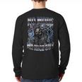 Skeleton No More Mr Nice Guy Meme Men Dad Papa Long Sleeve T-Shirt Back Print