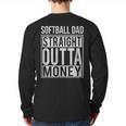 Softball Dad Straight Outta Money I Pitch T-Shirt Long Sleeve T-Shirt Back Print Softball Dad Straight Outta Money I Pitch T-Shirt Long Sleeve T-Shirt Back Print