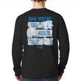 Sonic The Hedgehog Father's Day Dad Qualities Distressed Long Sleeve T-Shirt Back Print Sonic The Hedgehog Father's Day Dad Qualities Distressed Long Sleeve T-Shirt Back Print