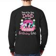 Spa Birthday Party Dad Of The Pampered Bday Girl Family Long Sleeve T-Shirt Back Print
