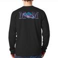 Space Mom Family Matching Dad Space Birthday Theme Party Long Sleeve T-Shirt Back Print