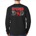 Spider Dad Spidey Birthday Family Matching Kid Daddy Spiders Long Sleeve T-Shirt Back Print