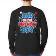 Spider Web Dad Of The Birthday Boy Long Sleeve T-Shirt Back Print