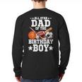 All Star Dad Of The Birthday Boy Basketball Soccer Sport Long Sleeve T-Shirt Back Print All Star Dad Of The Birthday Boy Basketball Soccer Sport Long Sleeve T-Shirt Back Print